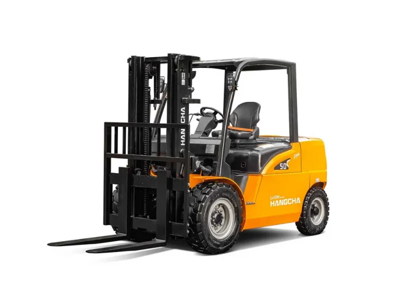 4 0 5 0t Xe Series Electric Forklift With Li On Technology White Background 1