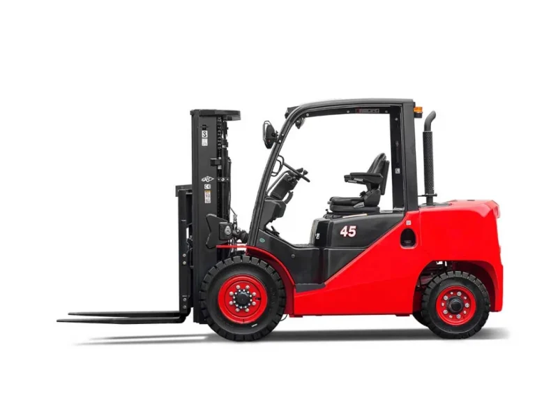 4 5 5t Series Internal Combustion Diesel Lpg Counterbalance Forklift Whit Background 3