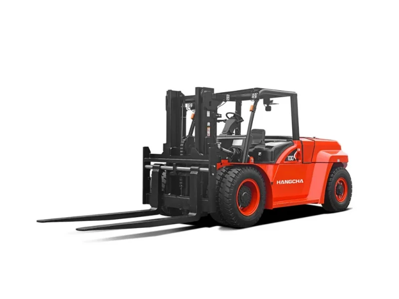 5 10t X Series Diesel Forklift Truck For Work In Container Counterbalance Forklift Whit Background 1