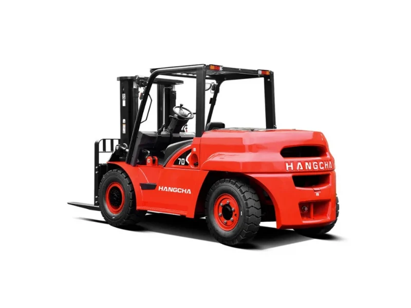5 10t X Series Diesel Forklift Truck For Work In Container Counterbalance Forklift Whit Background 2