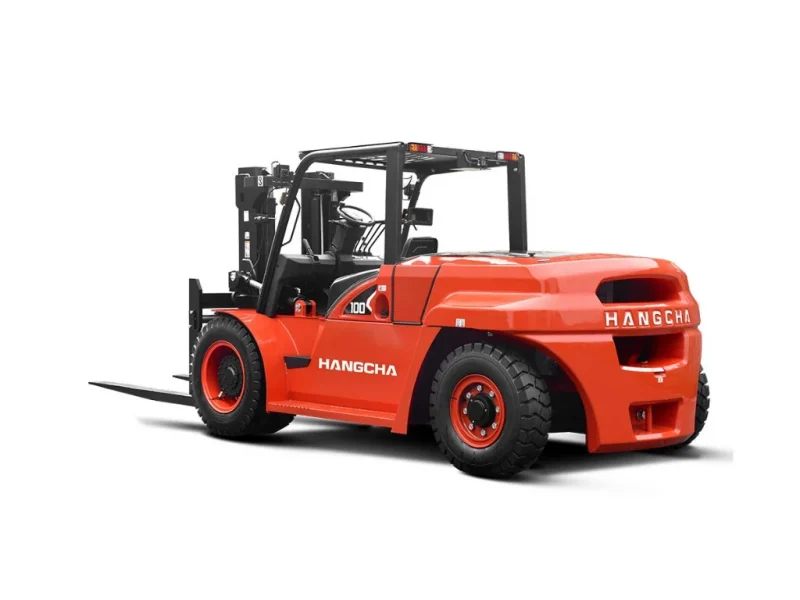 5 10t X Series Diesel Forklift Truck For Work In Container Counterbalance Forklift Whit Background 4