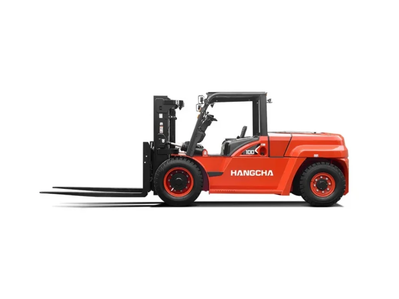 5 10t X Series Diesel Forklift Truck For Work In Container Counterbalance Forklift Whit Background 5