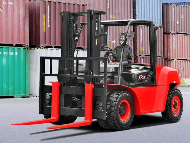 5 7t Xf Series Internal Combustion Diesel Lpg Counterbalance Forklift 6