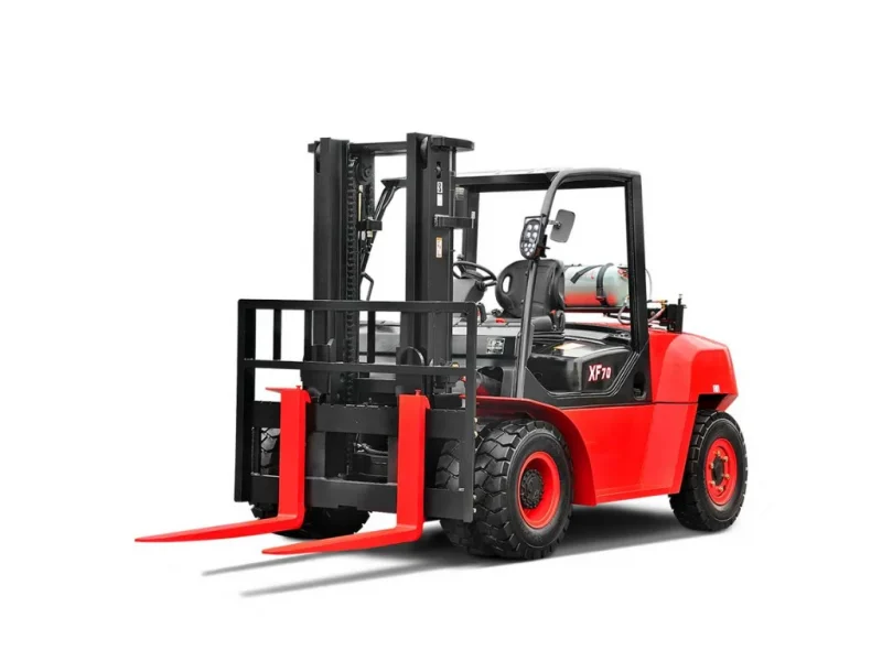 5 7t Xf Series Internal Combustion Diesel Lpg Counterbalance Forklift Whit Background 2