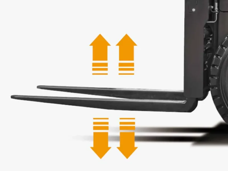 6 0 10 0t Xh Series Electric Forklift With Li On Technology 5