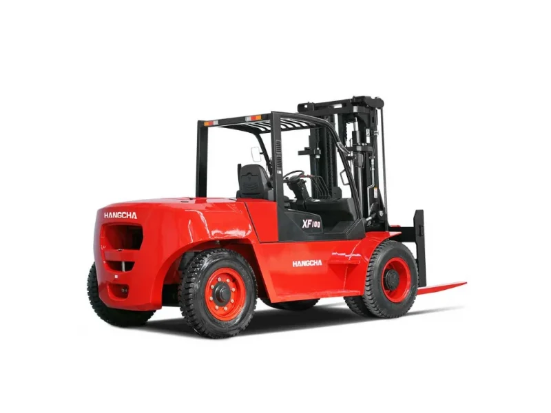 8 12t Xf Series Internal Combustion Diesel Lpg Counterbalance Forklift Whit Background 2