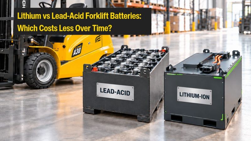 Lithium vs Lead-Acid Forklift Batteries: Which Costs Less Over Time?