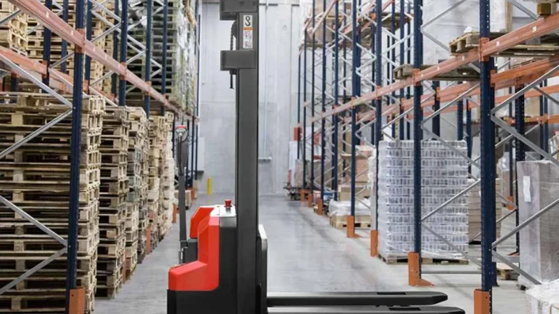 A Series Double Column Pallet Stackers Mini Range II 4