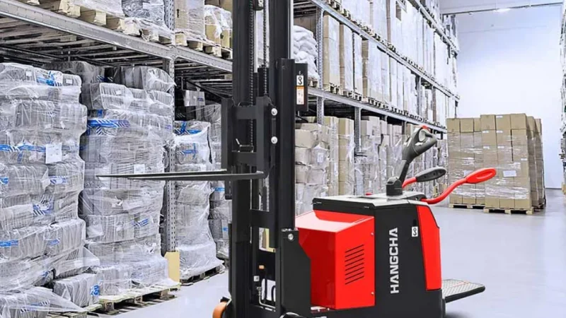 A Series Electric Counterbalanced Pallet Stacker 5