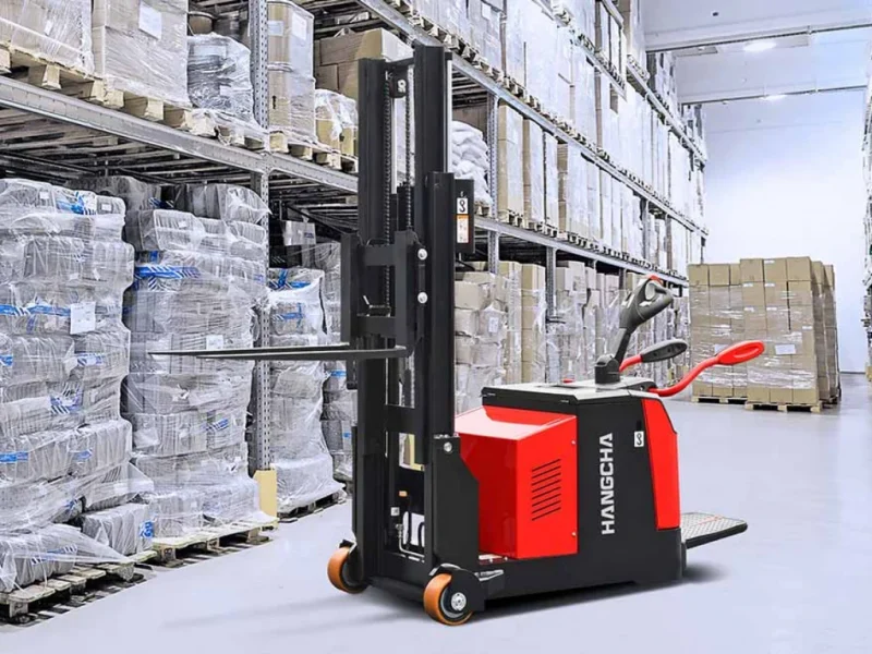 A Series Electric Counterbalanced Pallet Stacker 5
