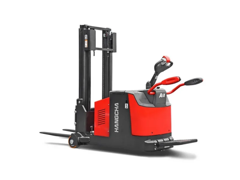 A Series Electric Counterbalanced Pallet Stacker Whit Background 5