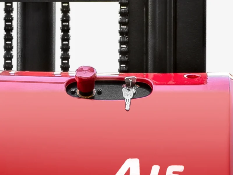 A Series High Range Pedestrain Pallet Stacker With Initial Lift 2