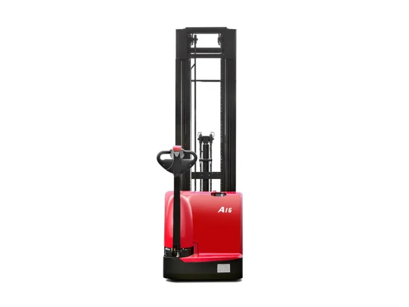 A Series High Range Pedestrain Pallet Stacker With Initial Lift Whit Background 3