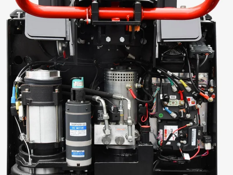 A Series High Range Stand On Pallet Stacker With Initial Lift 3