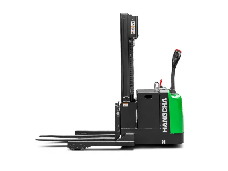 A Series Lithium Ion Walkie Straddle Stacker Whit Background 3