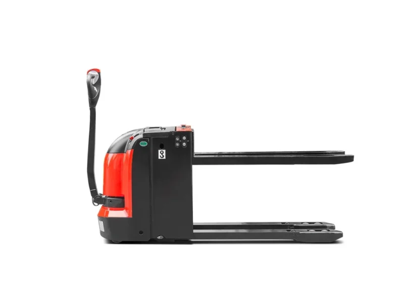 A Series Pallet Truck With High Lift Whit Background 3