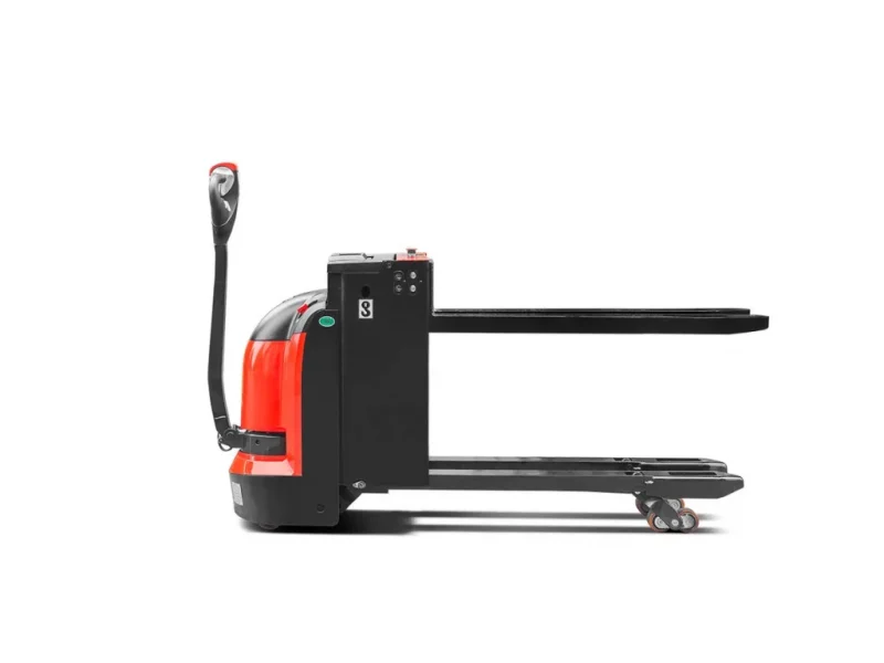 A Series Pallet Truck With High Lift Whit Background 4