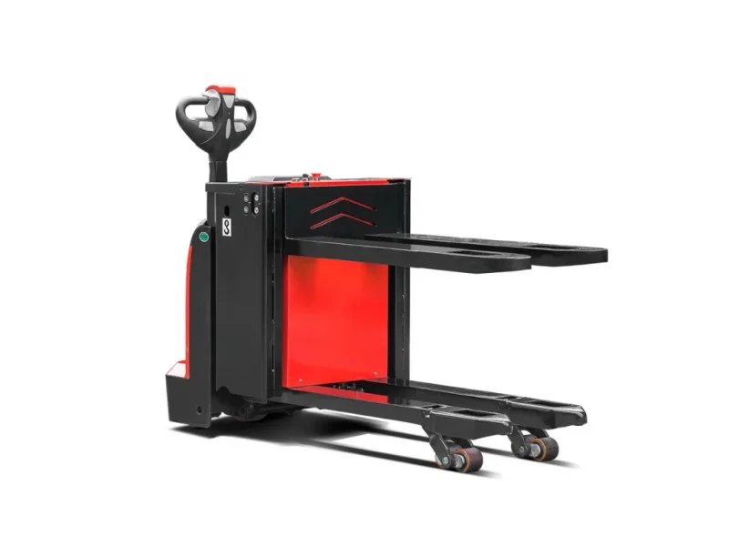 A Series Pallet Truck With High Lift Whit Background 5