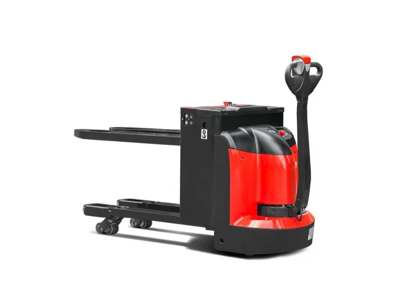 A Series Pallet Truck With High Lift Whit Background 6