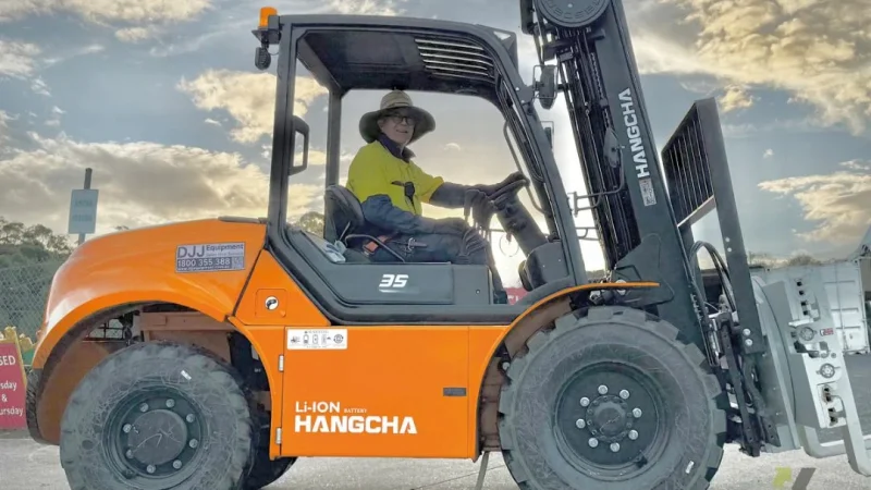 Hangcha rough terrain forklift Australia