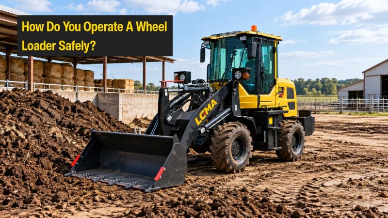 how to operate a wheel loader safely
